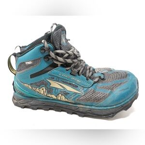 Altra Lone Peak 4 Mid Shoes Womens Size 7.5 Gray RSM Hiking Trail Running